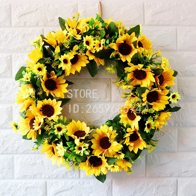 Wedding Decor Supply Store - Guirlanda de girassóis para decoração de