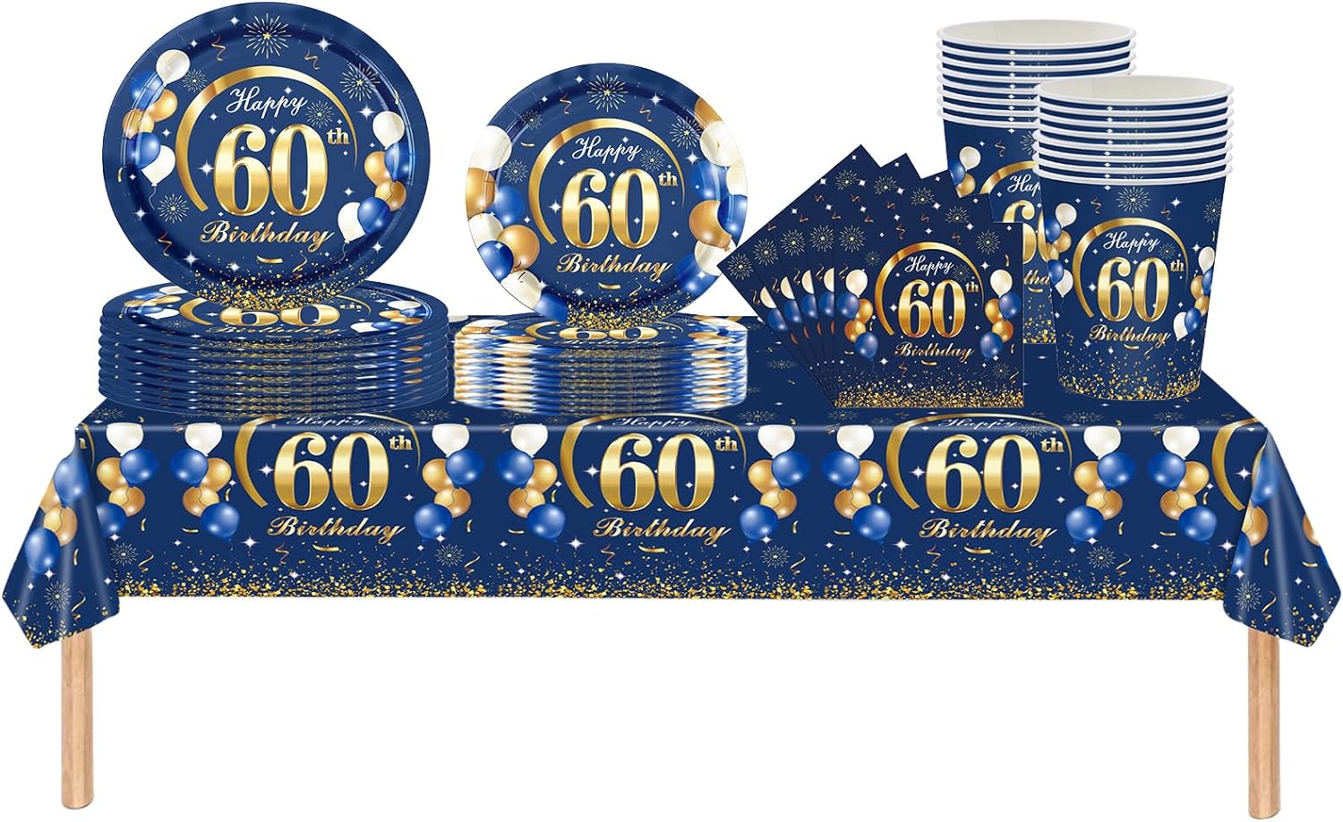 Table Number Gold - Decorações De 60o Aniversário De Ouro