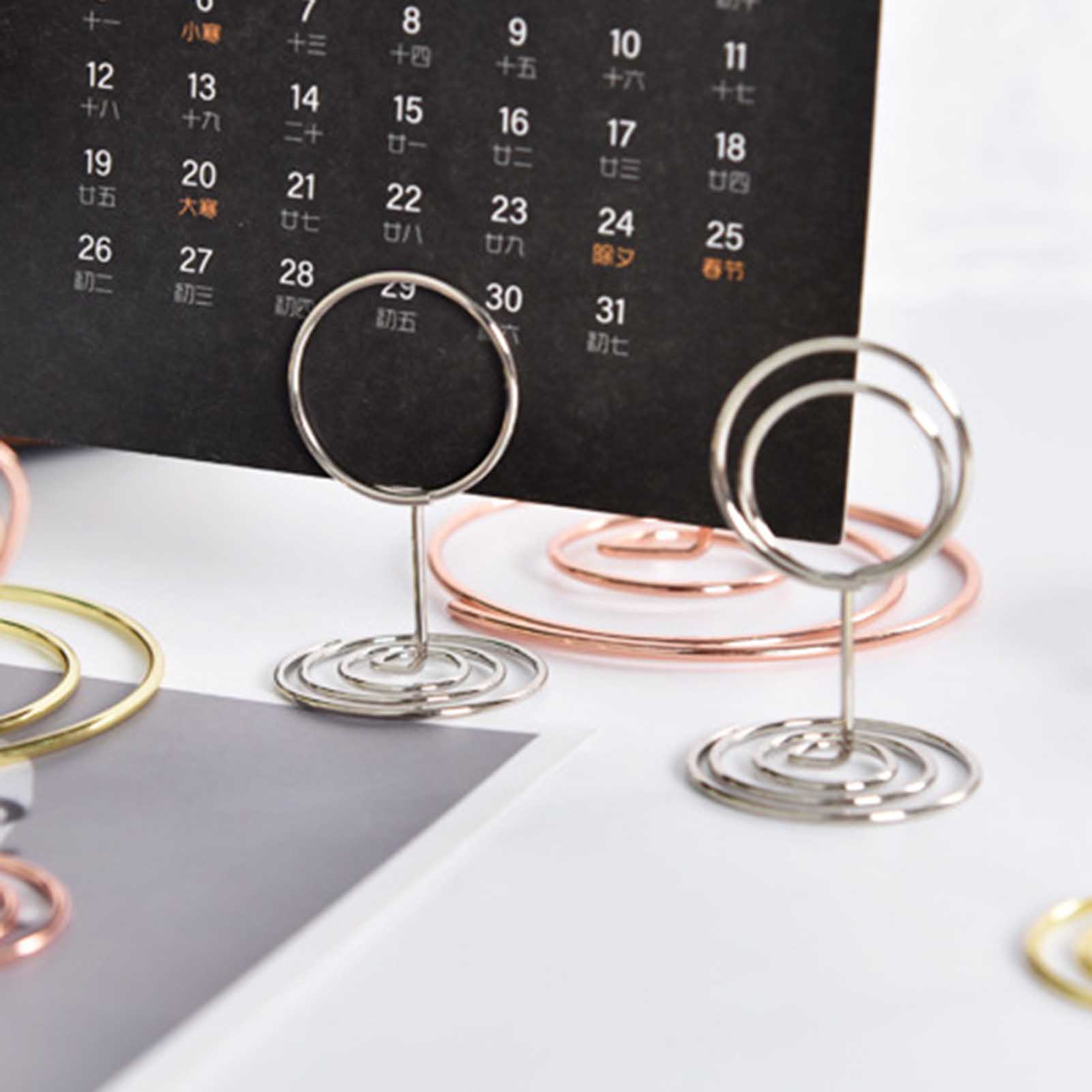 Suporte de cartão com slot par - Table Number Gold avaliação e preço