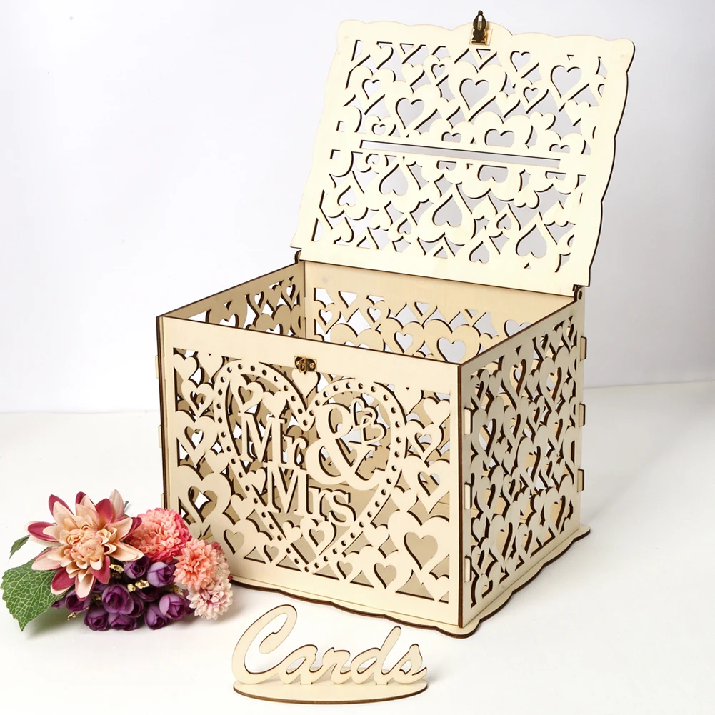 Caixa De Cartão De Casamento D - Wedding Card Box avaliação e preço