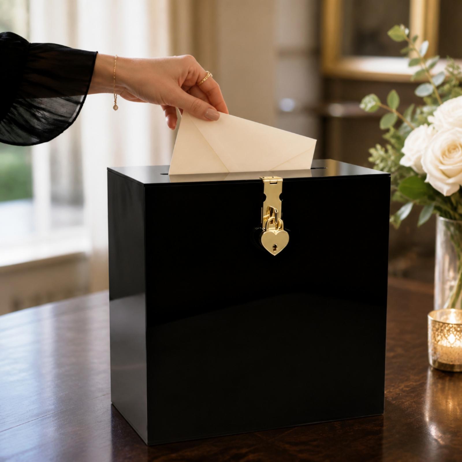 Caixa de coleção de cartões de - Wedding Card Box avaliação e preço