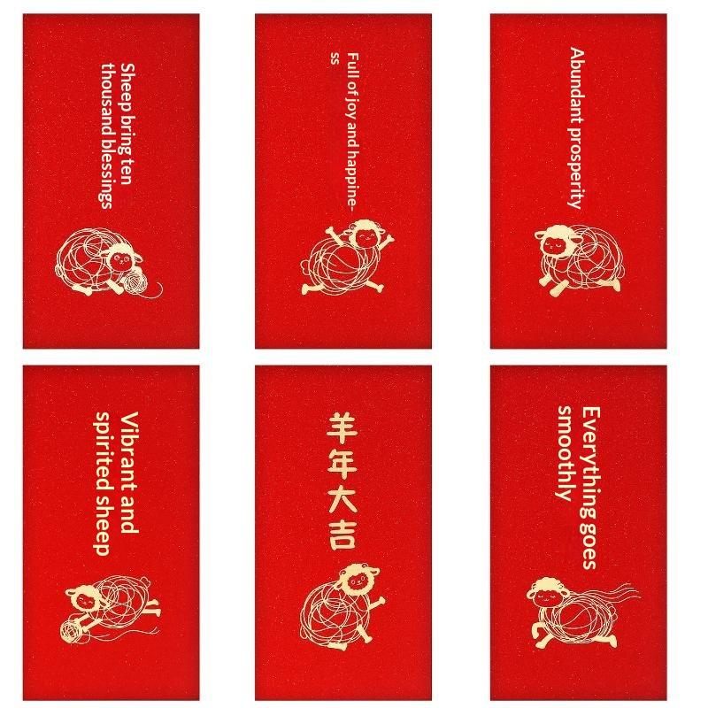 6 unidades de Envelopes Vermel - Wedding Envelopes avaliação e preço