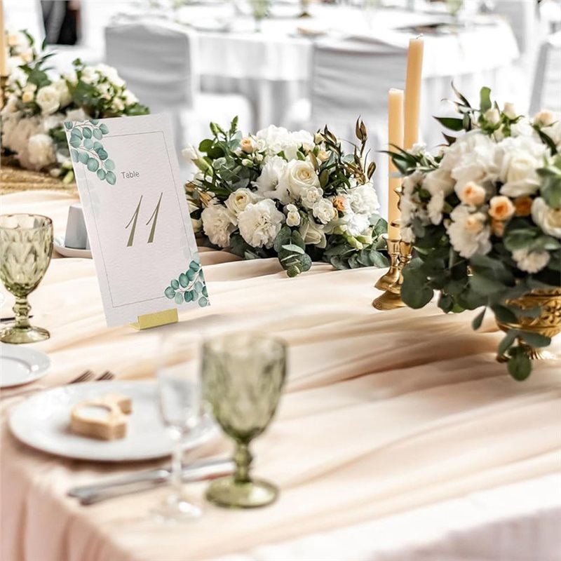 Suportes para números de mesa  - Table Number Gold avaliação e preço