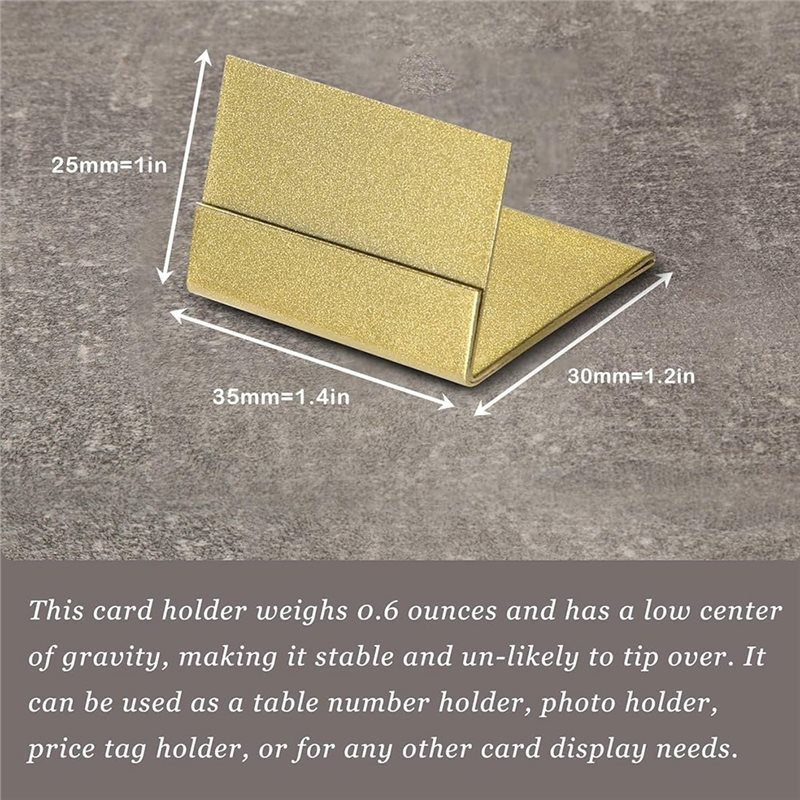 Suportes para números de mesa  - Table Number Gold avaliação e preço