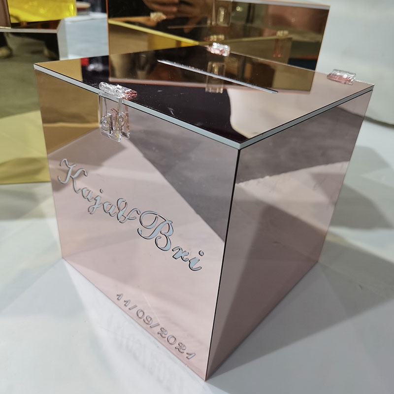 Caixa de Cartões de Acrílico I - Wedding Card Box avaliação e preço