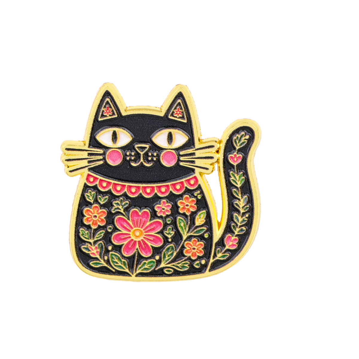 Broche de Esmalte de Gato Pret - Good Floral & Wedding Decor Supply Photos avaliação e preço