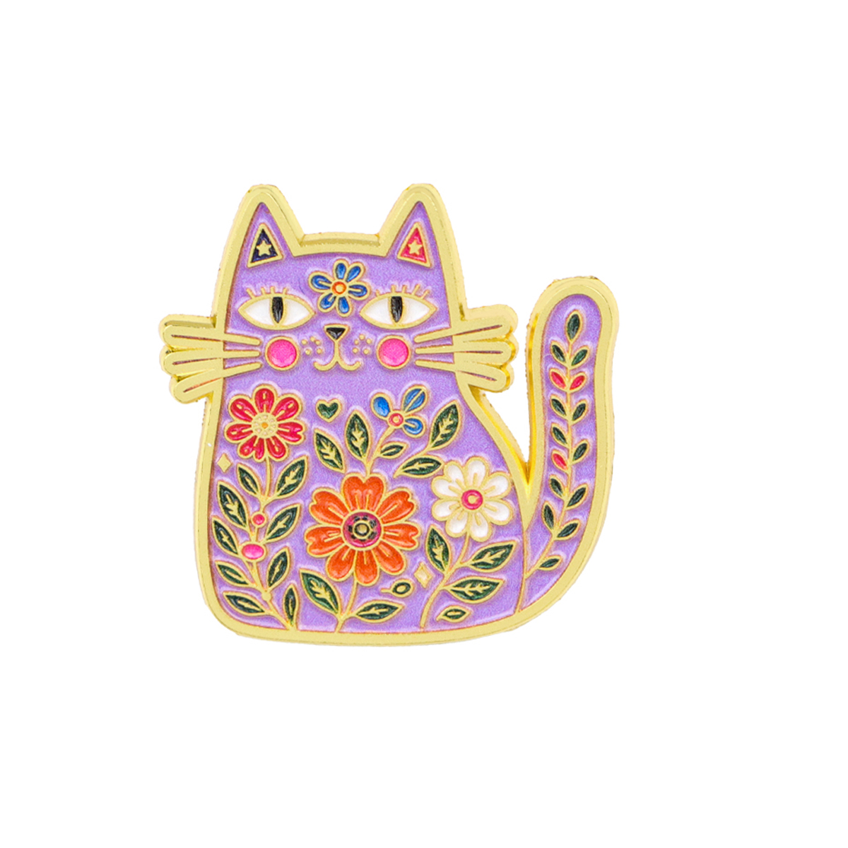 Broche de Esmalte de Gato Pret - Good Floral & Wedding Decor Supply Photos avaliação e preço
