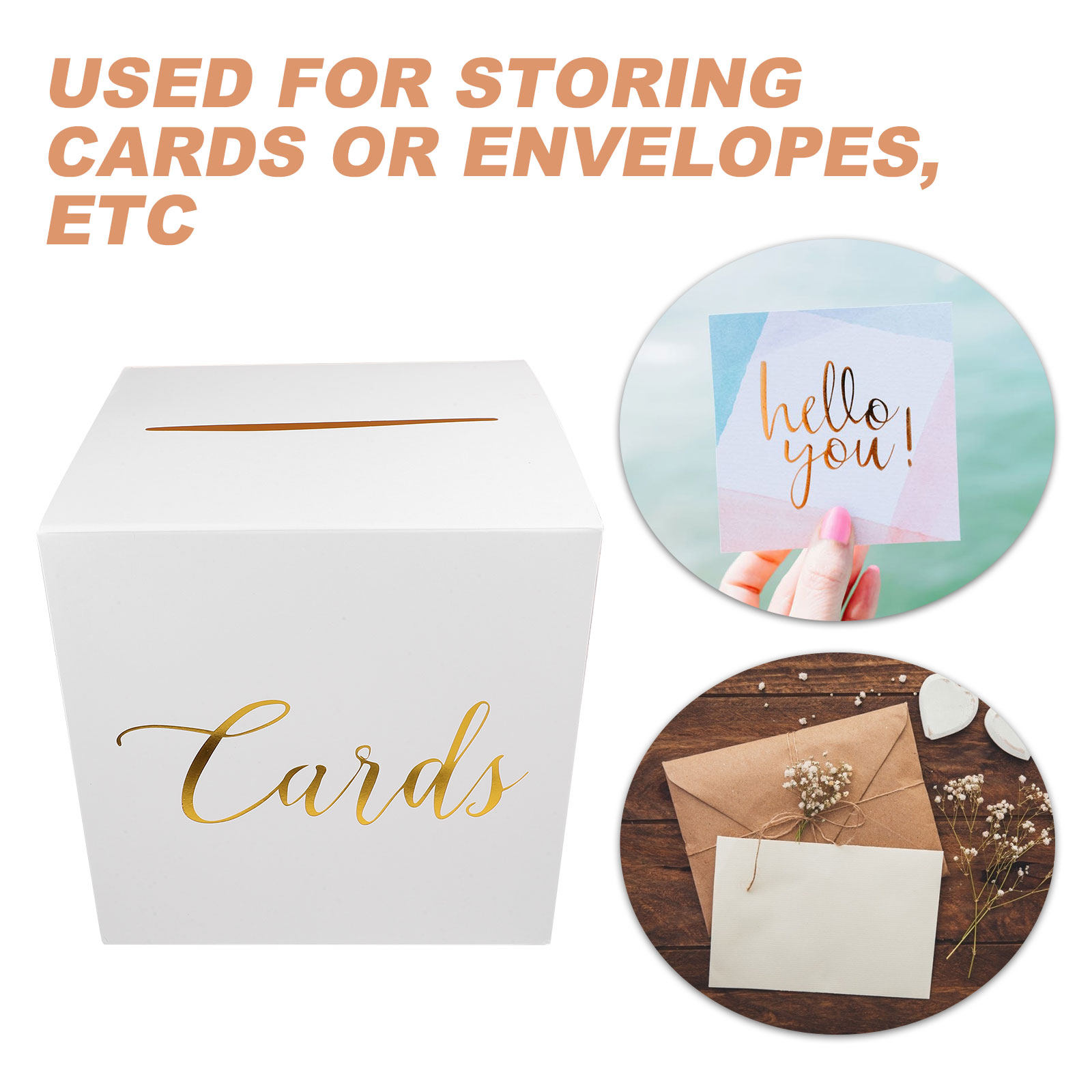 1 conjunto de caixas para cart - Wedding Card Box avaliação e preço