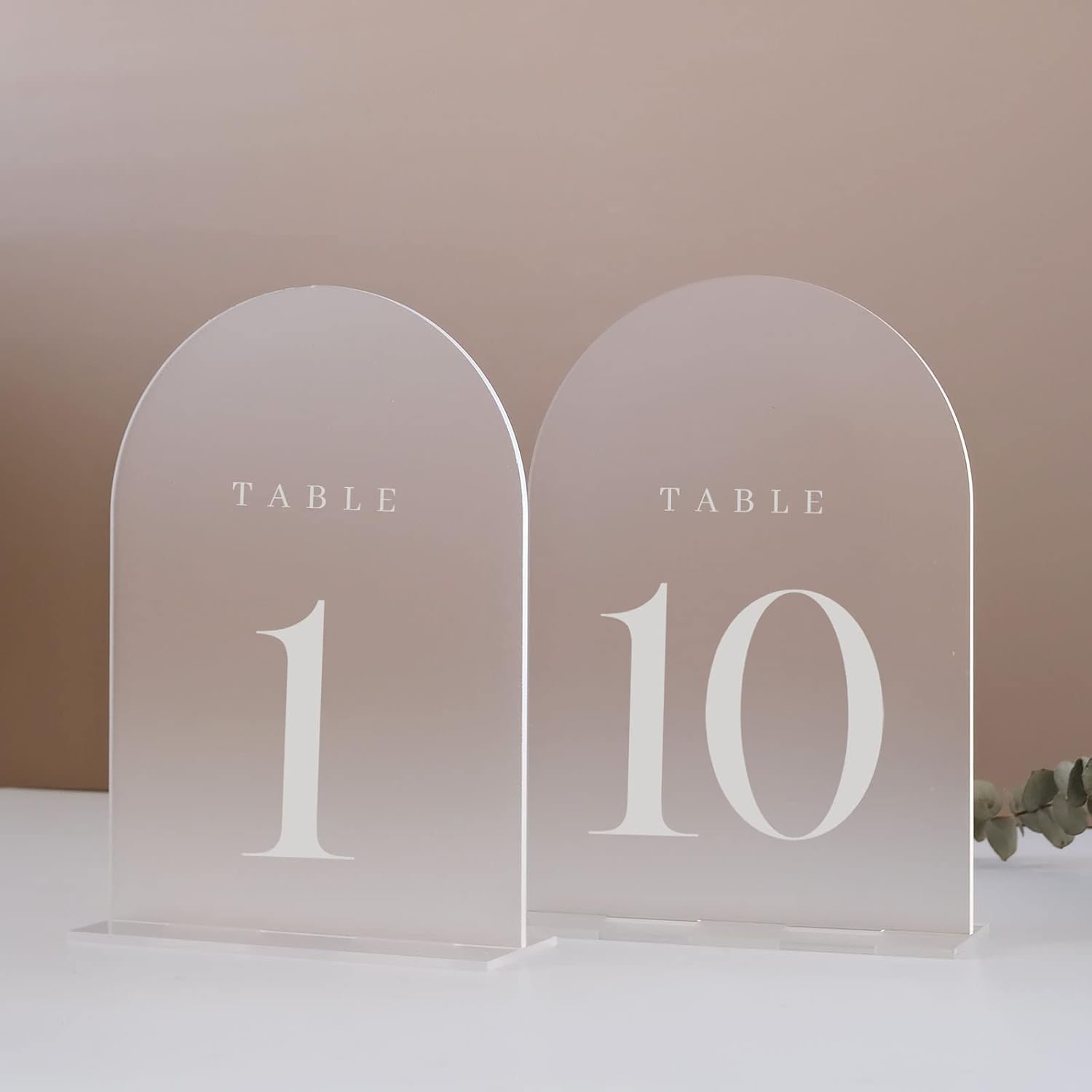 Números de Mesa em Acrílico co - Table Number Gold avaliação e preço