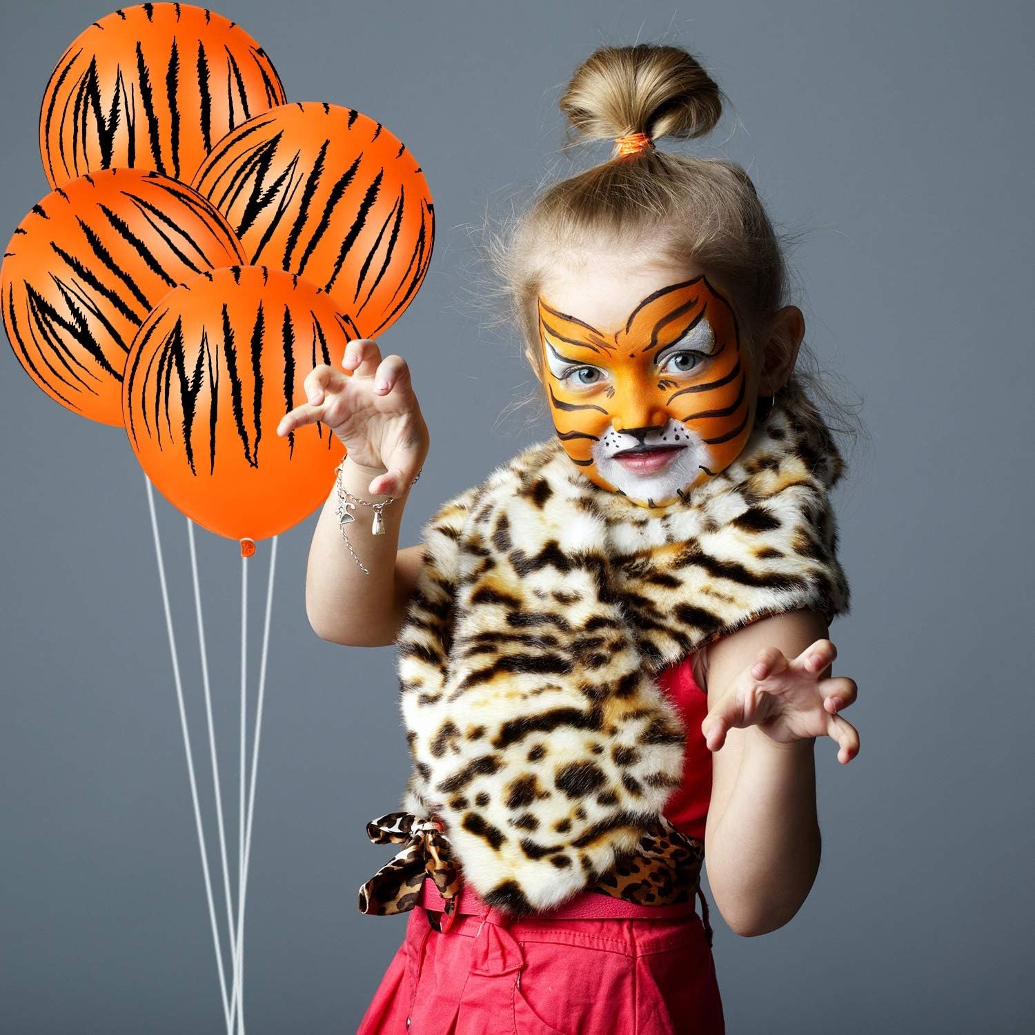 Tiger Print Stripes Balloons,  - Wedding Zoo avaliação e preço